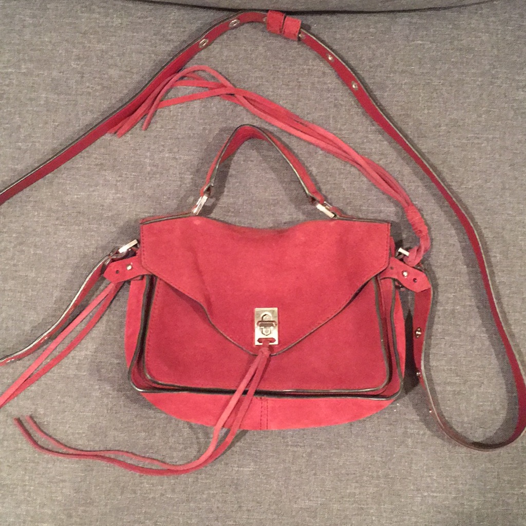 Rebecca Minkoff Small Red Suede Crossbody